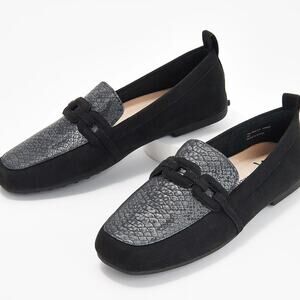 Isaac Mizrahi Live! Driving Moccasin with Covered Chain Size 10